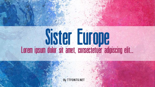 Sister Europe example